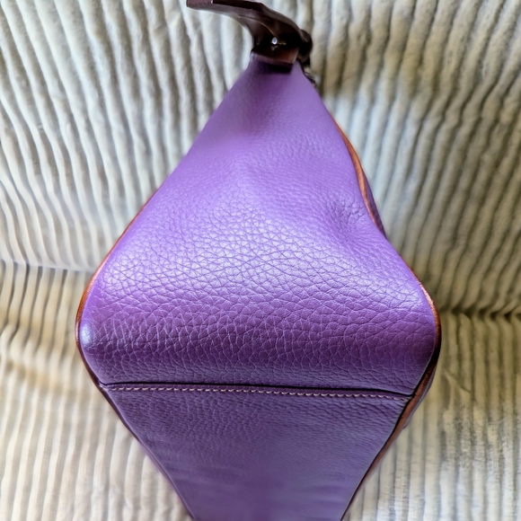 Dooney & Bourke Large Harrison Hobo Purple - Picture 8 of 16